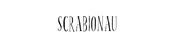 scrabionau  免费字体下载