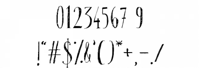 scrabionau Font OTHER CHARS