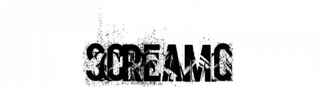 screamo  Frei Schriftart Herunterladen