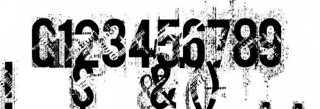 screamo Font OTHER CHARS