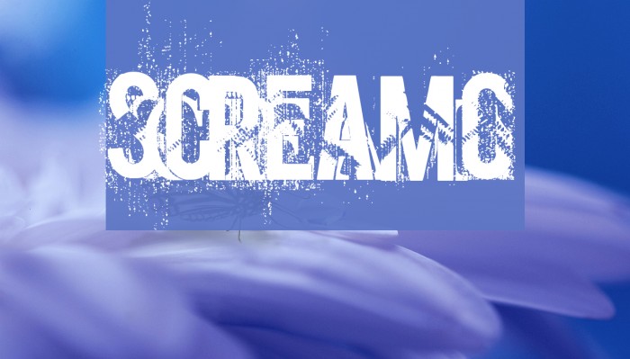 screamo Font examples