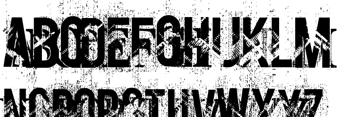 screamo Font LOWERCASE