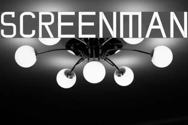 screenman Font examples