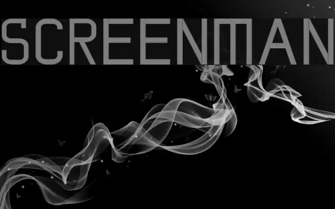 screenman Font examples