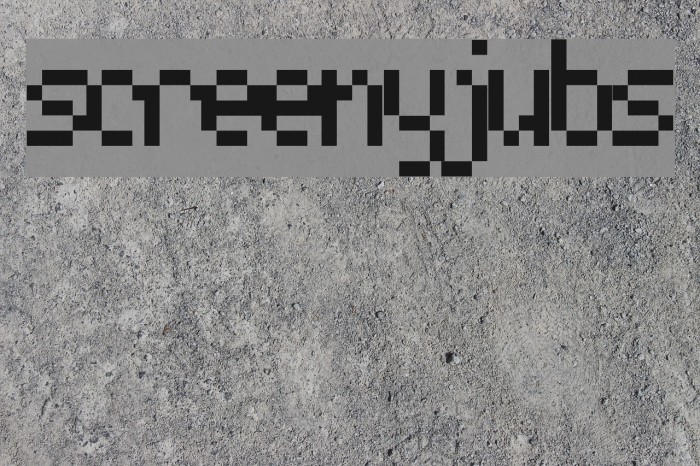 screenyjubs Font examples