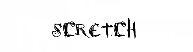 scretch  Frei Schriftart Herunterladen