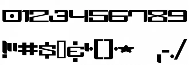 screw ups uprock Font OTHER CHARS