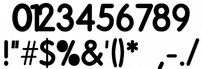 screwround Font OTHER CHARS