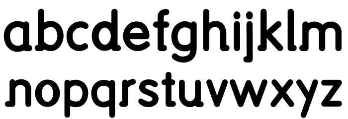 screwround Font LOWERCASE
