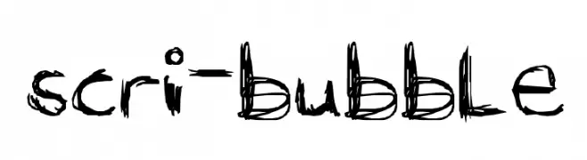 scri-bubble  baixar fontes gratis