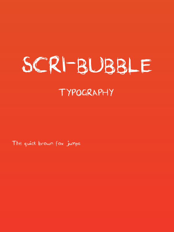 scri-bubble Poster