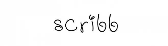 scribb  Frei Schriftart Herunterladen