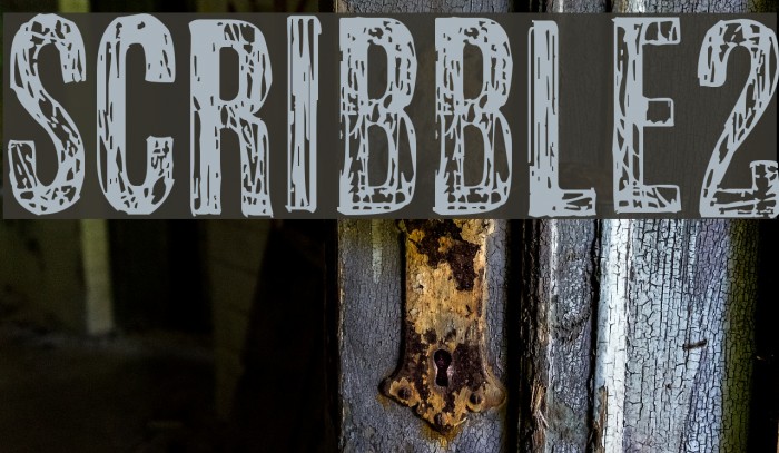 scribble2 Font examples