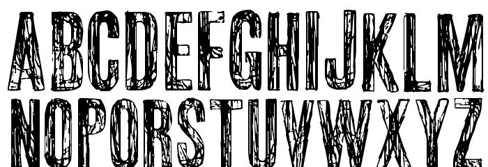 scribble2 Font LOWERCASE