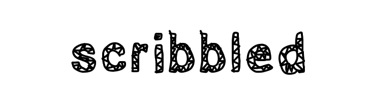 scribbled Font