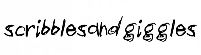 scribblesandgiggles  Frei Schriftart Herunterladen