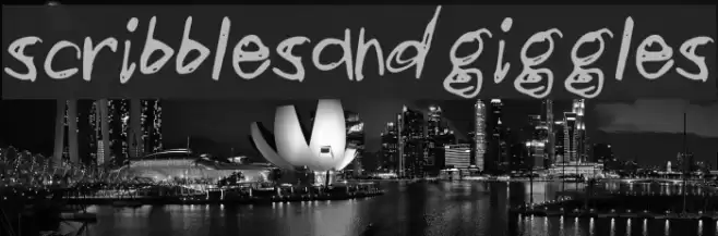 scribblesandgiggles Font examples