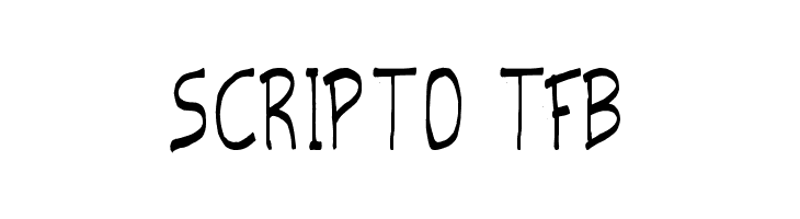 scripto tfb  免费字体下载