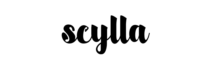 scylla  Frei Schriftart Herunterladen