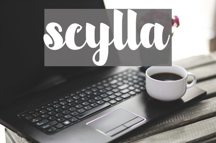 scylla Font examples