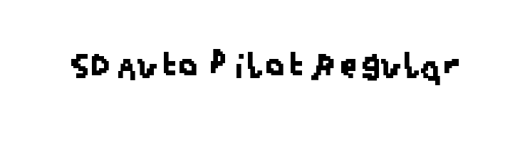 SD Auto Pilot Regular  フリーフォントのダウンロード