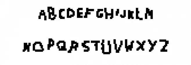 SD Auto Pilot Regular フォント 大文字