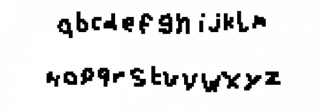 SD Auto Pilot Regular Schriftart Kleinbuchstaben