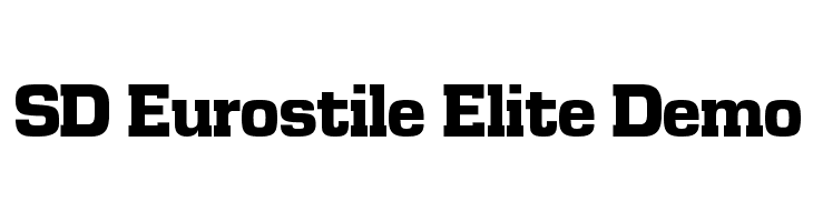 SD Eurostile Elite Demo  Fuentes Gratis Descargar