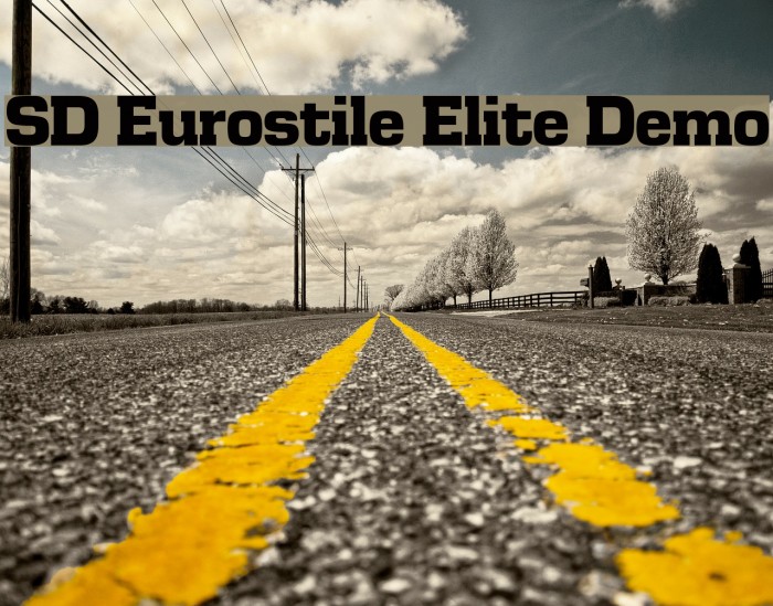 SD Eurostile Elite Demo Example 3