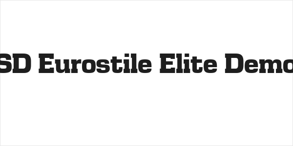 SD Eurostile Elite Demo Logo