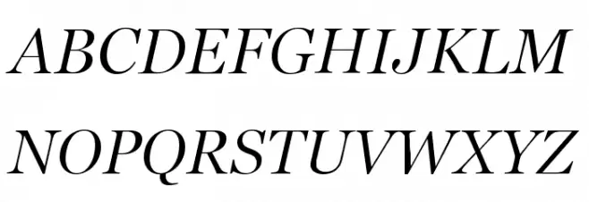 SD Georgia Light Demo Italic फ़ॉन्ट अपरकेस