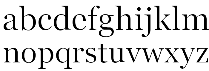 SD Georgia Light Font LOWERCASE