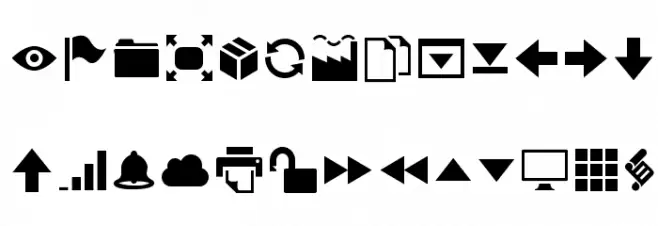 SD Helveticons Demo फ़ॉन्ट लोअरकेस