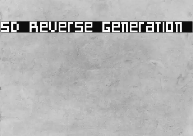 SD Reverse Generation Fuentes examples