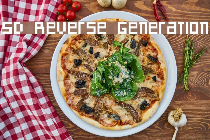 SD Reverse Generation Font examples