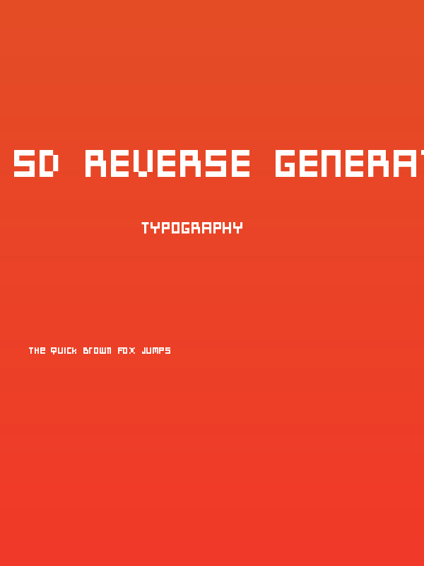 SD Reverse Generation Poster