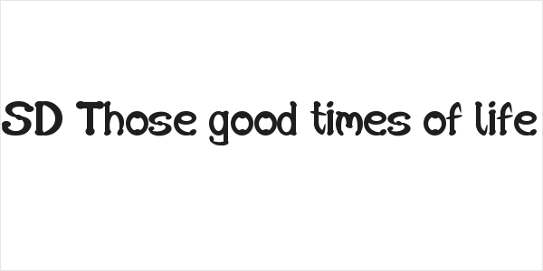 SD Those good times of life Logo