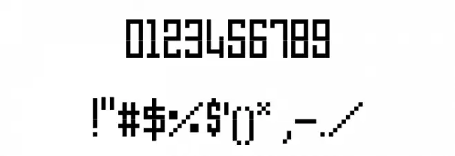 SD TinyPixy v.1 Font OTHER CHARS