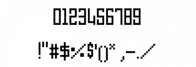 SD TinyPixy v.1 خط محارف أخرى