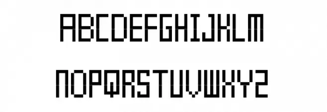 SD TinyPixy v.1 Fonte MAIÚSCULAS