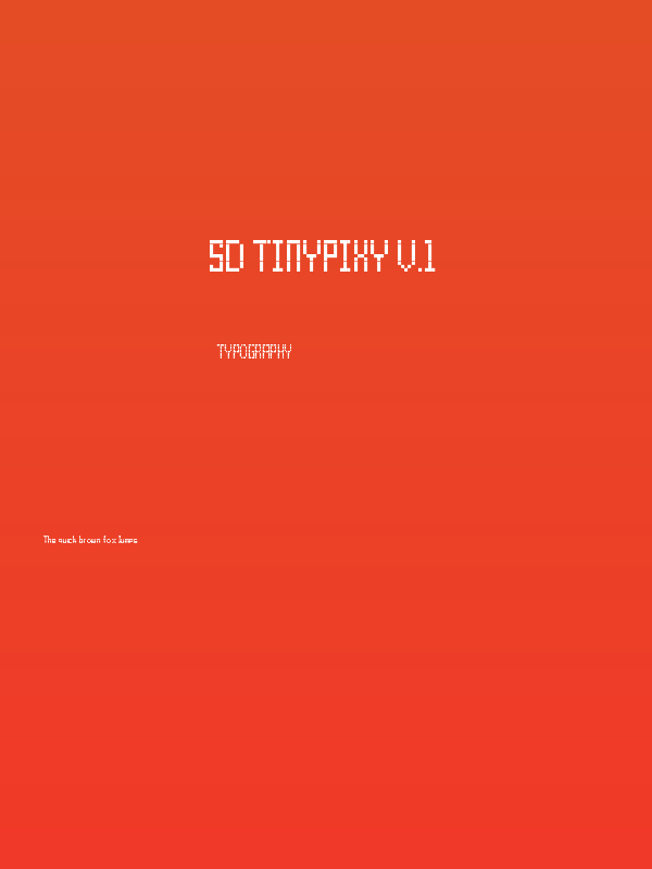 SD TinyPixy v.1 Poster