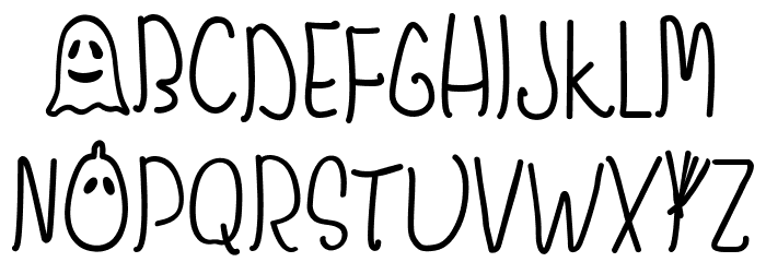 SDBoo Regular フォント 大文字