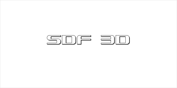 SDF 3D Logo