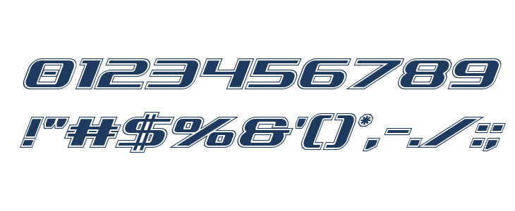 SDF Academy Italic Other Characters