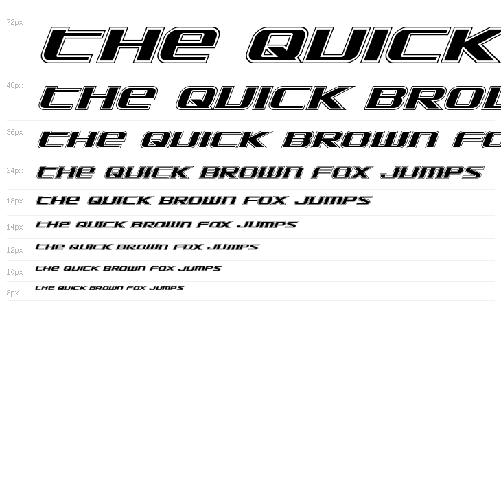 SDF Academy Italic Waterfall