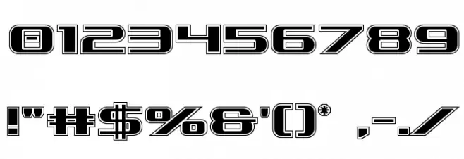 SDF Academy Font OTHER CHARS