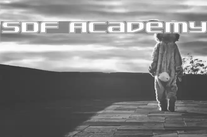 SDF Academy Font examples