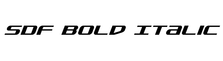 SDF Bold Italic  Descarca Fonturi Gratis