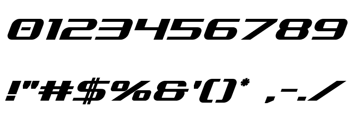 SDF Bold Italic Font OTHER CHARS