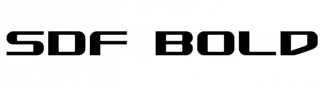 SDF Bold  تنزيل الخطوط